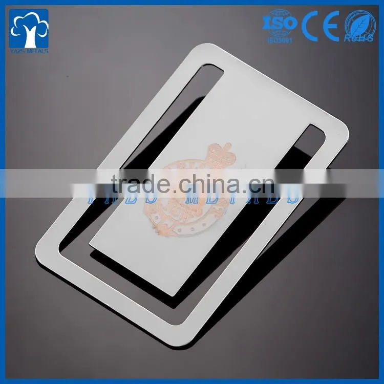 cheap custom metal bookmark for gift