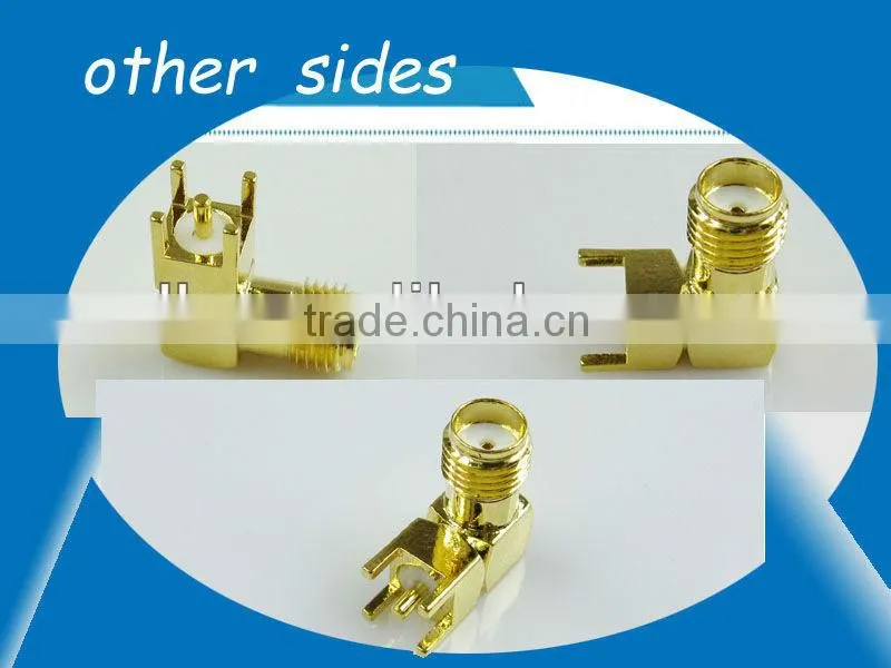 2013 Popular SMA Male RF Coaxial For Right Angle PCB Connector