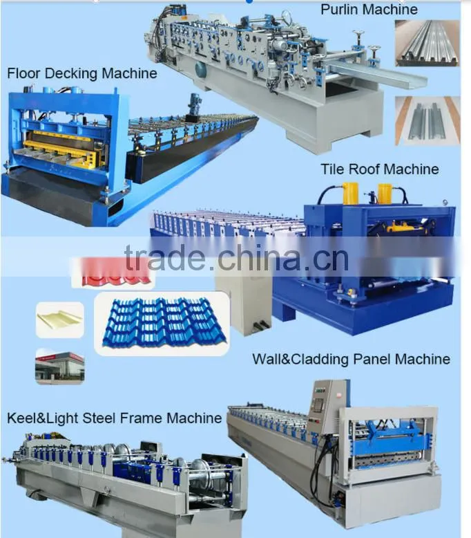 Metal Roof Ridge Cap Roll Forming Machine