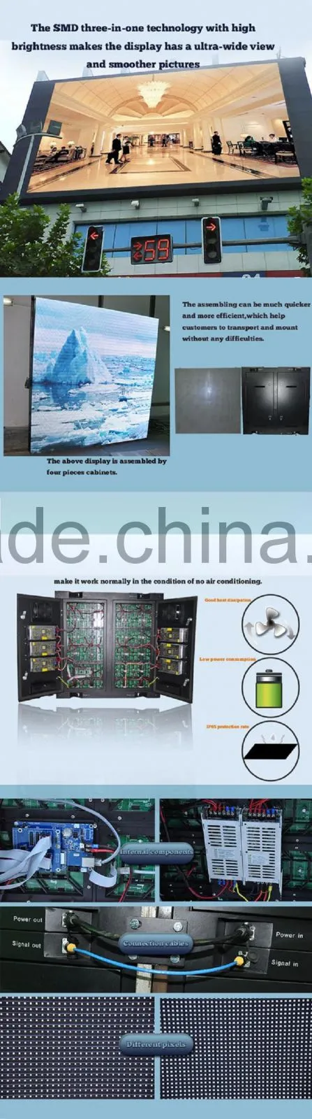 CE High Quality P5 LED Outdoor Wall LED Magnetic Advertising LED Display