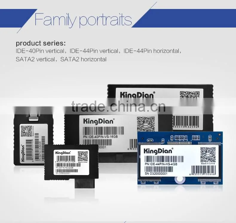 Bulk Original Brand KingDian SSD hard drive Industrial Vertical DOM Disk on Module 32gb IDE for Desktop/Laptop