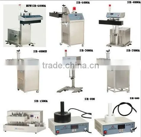Automatic Plastic bottle and glass jar induction aluminum foil Sealing machine