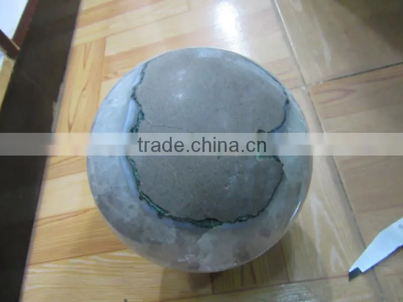 2015 hot sales natural amethyst crystal laughing balls