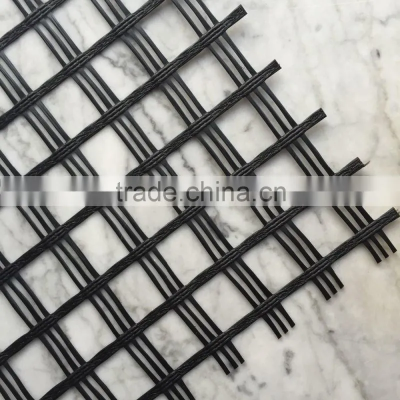 asphalt coated biaxial fiberglass geogrid