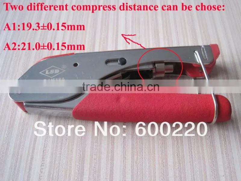 Coaxial Cable RG59 RG6 Connector Crimping Tool F connector compression Crimp Tool LS-H518A cable Crimper