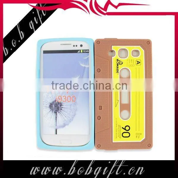 Promotional cassette keyboard case for samsung galaxy s3 i9300