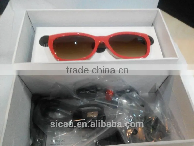 mobile phone video smart glasses with bluetooth