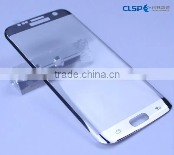 2016 prefect OEM For Samsung Galaxy s7 edge tempered glass screen protector / Full Cover 3D curved for s7 edge glass