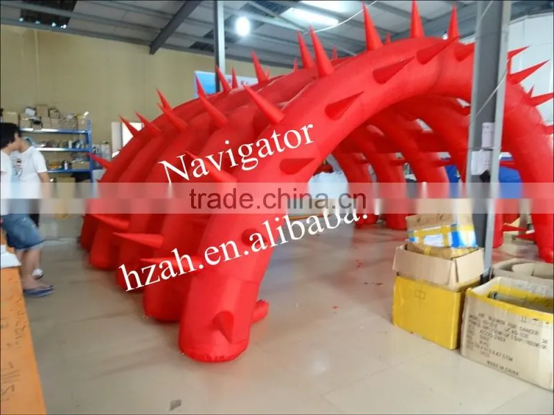 Inflatable Football Tunnel Tent Inflatable Tiger Helmet