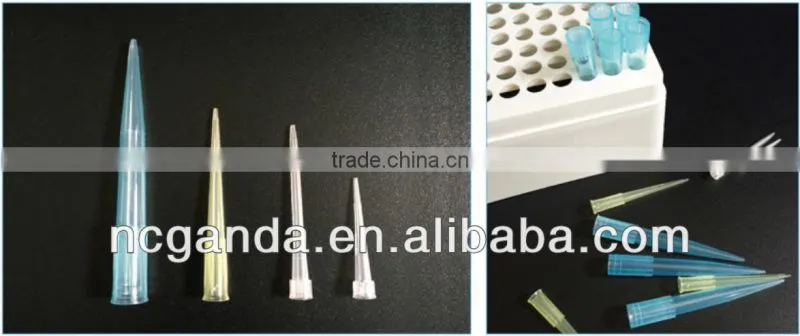 yellow color pipette tips with filter manufacture