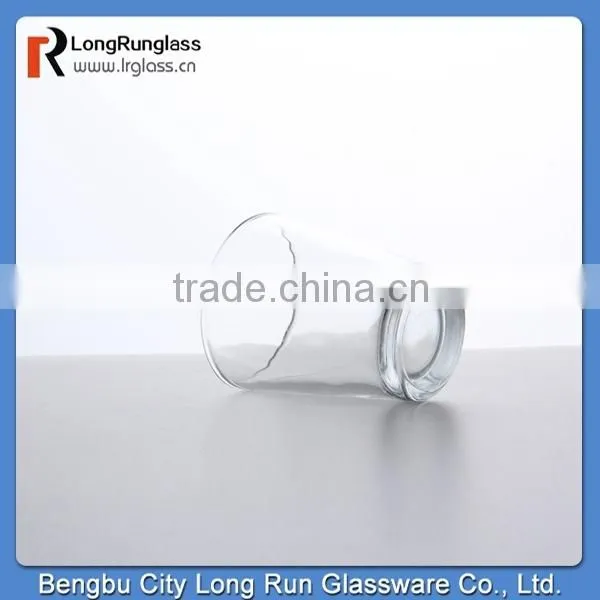 LongRun bengbu high quality unbreakable round heavy bottom wine glass