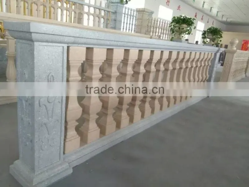 Marble stone balcony balustrade with good quality