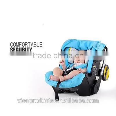 Light weight baby stroller with EN certificate,2 in 1 baby stroller/car seat