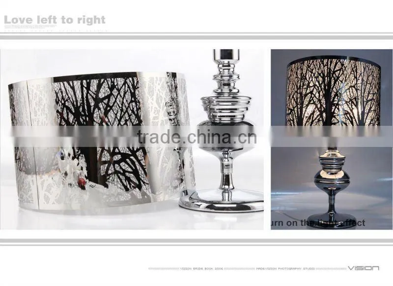 Hotel stainless steel table lamp