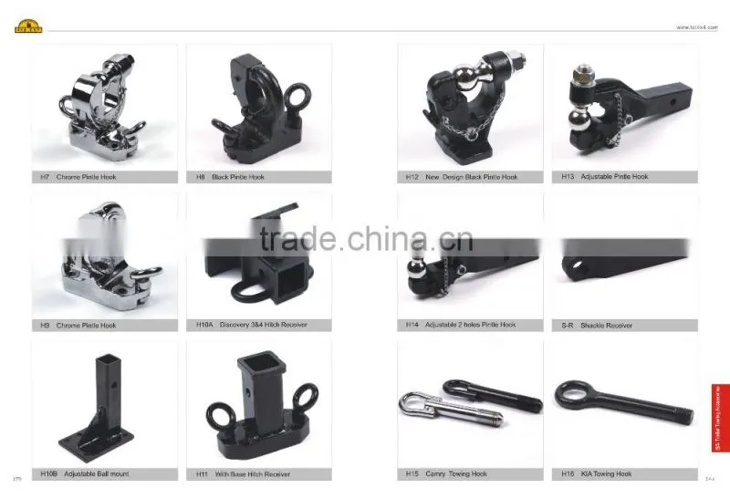6000lbs PINTLE HOOK TRAILER BOAT HITCH TOWING HEAVY DUTY TOW HOOK