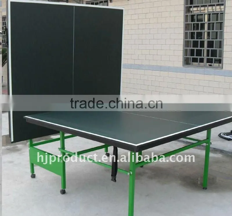 High quality Economic Factory promotion 18mm MDF Standard size Moveable foldable Table tennis table