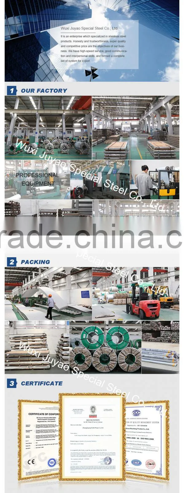 China INOX 304 316 Stainless steel coil