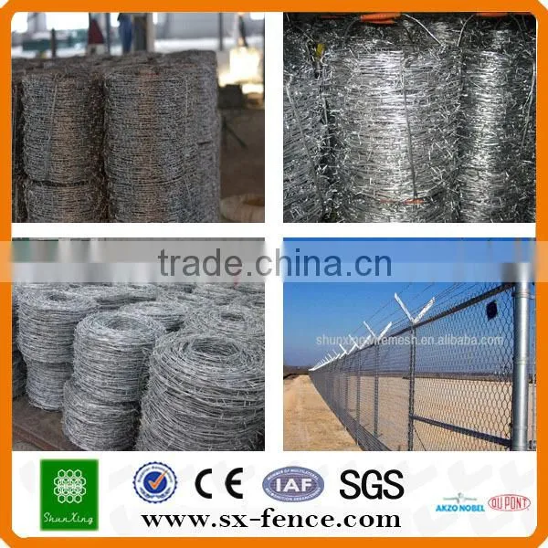 Alibaba Hot sale galvanized twisted fence wire/stainless steel barbed wire/razor barbed wire
