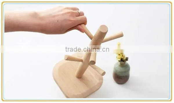 HJ-0002 Bamboo Kitchen Display Rack