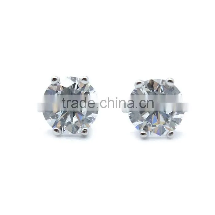 Chinese factory direct sale 925 sterling silver zircon stud earring