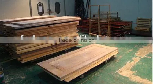 Luxury solid wood painted door entry door bedroom door white color