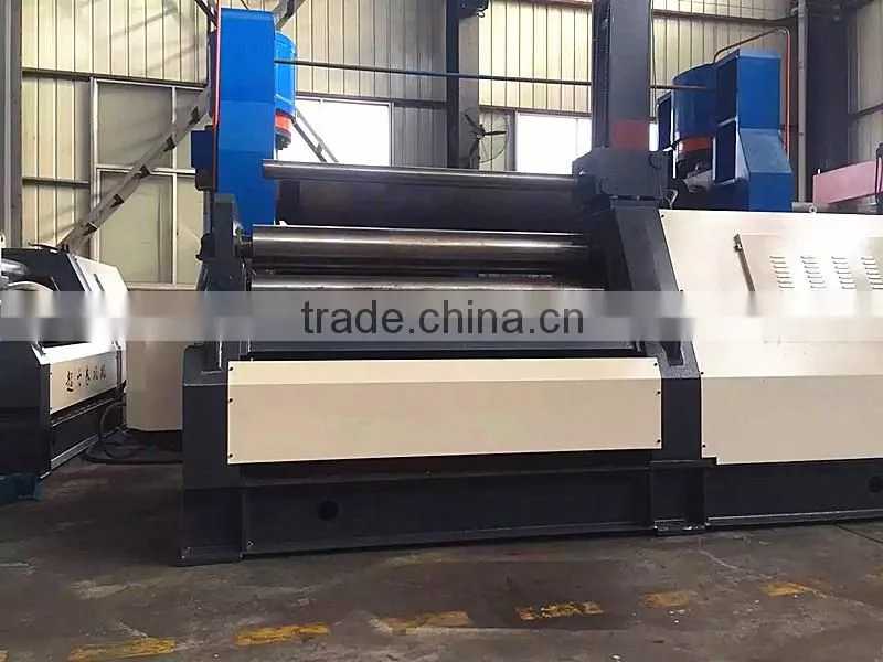3 and 4 Roller four roller plate rolling machine, heavy steel plate roller, metal sheet manufacturer