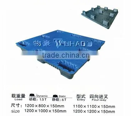 9 Feet Hollow Blow Moulding Plastic Pallet