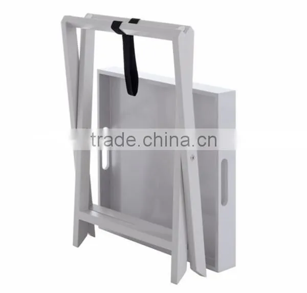 wooden folding tray table