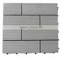 Eco and easy to install- cheap wpc wood plastic composite environmental tiles from China!