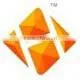 Original PRECIOSA Flat Back Stone Hotfix in Jet,MC Baguette FB, ART.438 26 210