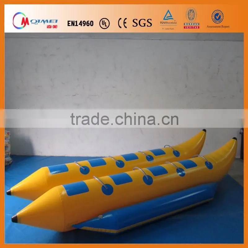 2016 New design giant Inflatable banana boat fruits Waterpark