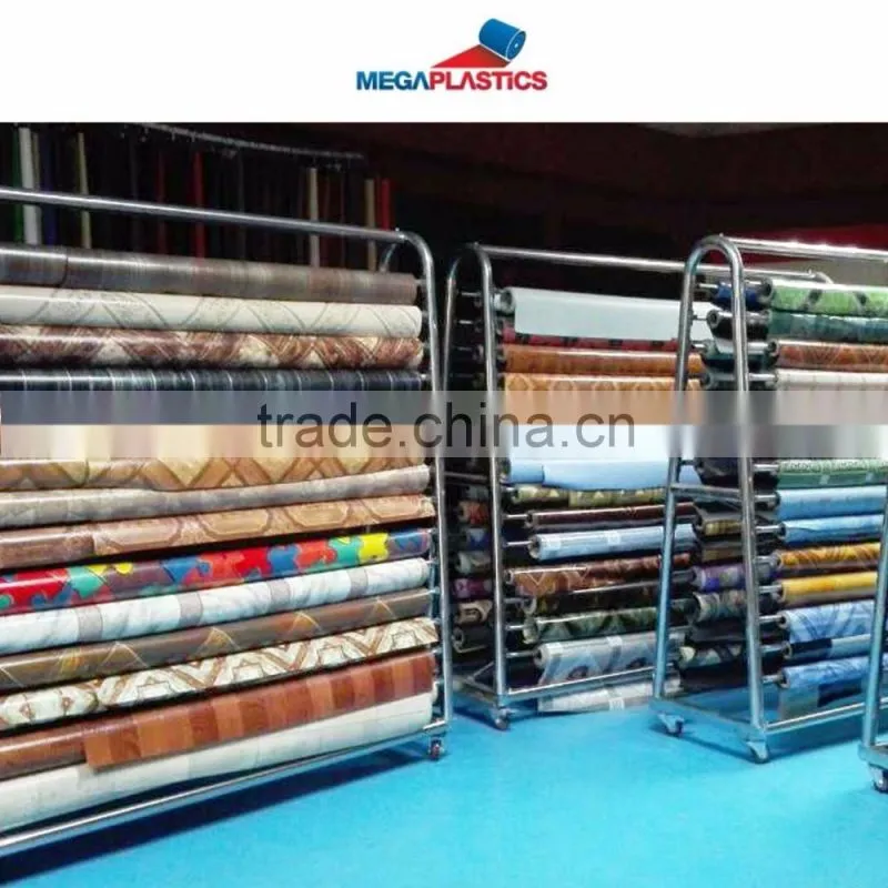 PVC Vinyl Flooring guangzhou manufacturer with lowest price / PVC commercial flooring