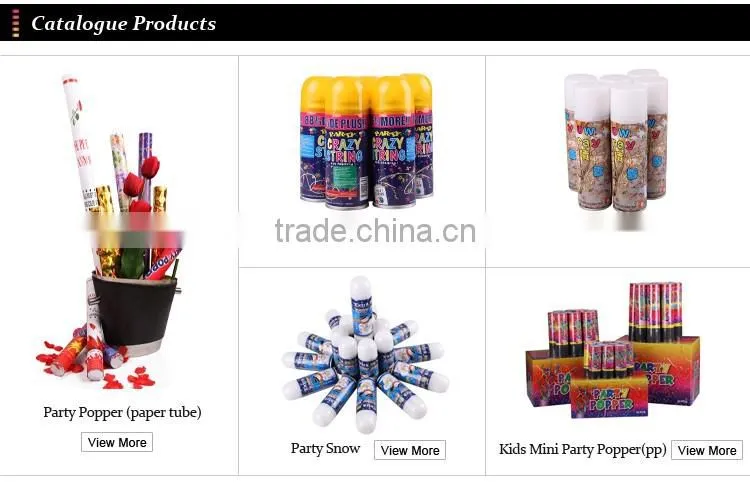Display box packing party popper