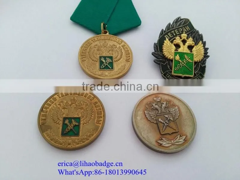 Low price war medals Free delivery custom metal award medals Excellent quality cheap Russia medals