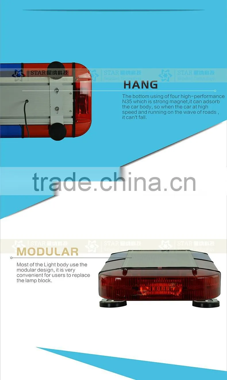police led roof emergency led warning light bar