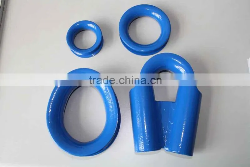 China product wire rope tube thimble, round tube clamps