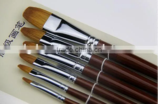 Best seller! 6pcs Artist brush,Paint brush,Artist painting brush,Wooden brush for painting