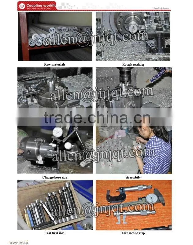 OD80 L114 jaw coupling for motor