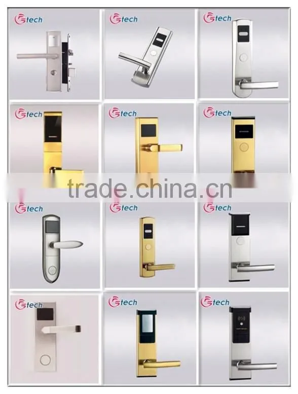 FStech nickle wire drawing facial treatment card access hotel door locks
