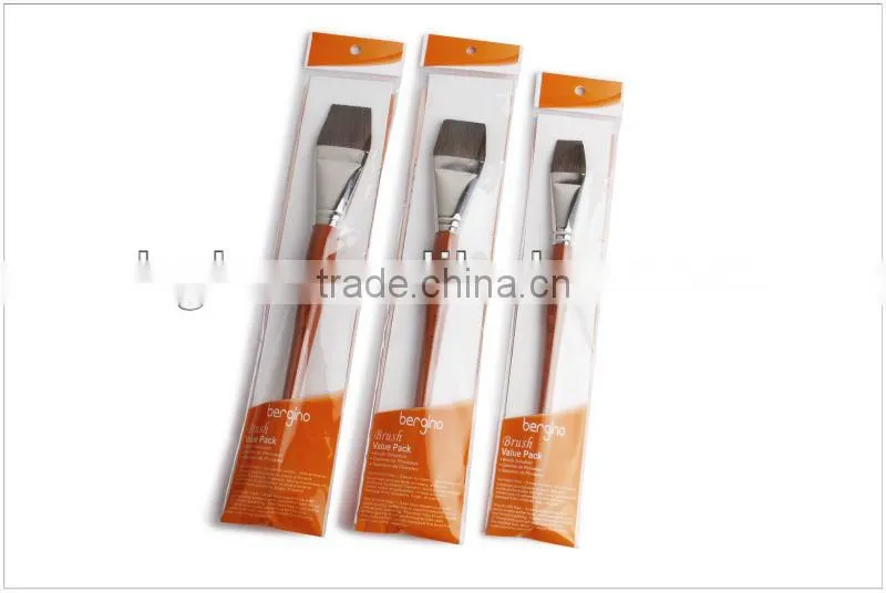 in stock BGN-236 Bergino master professional high qualitty flat shape hose fetlock hair artist brush