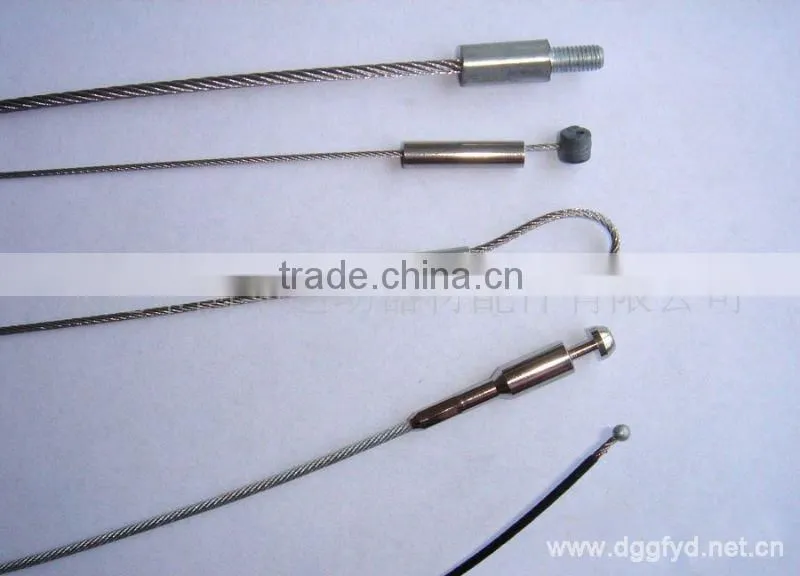 Low lead baby carriage control cable