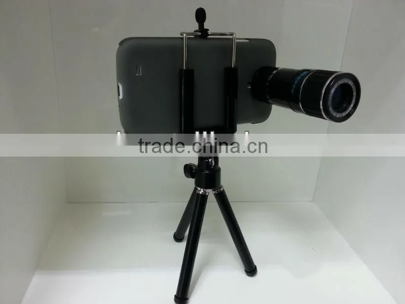12x Zoom Optical Camera Telescope Lens + Tripod Case For Samsung Galaxy S4