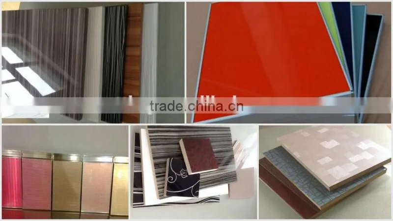 No bending acrylic board back with abs sheet