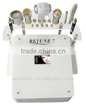 2014 portable dermabrasion led light ultrasonic skin scrubber facial beauty device