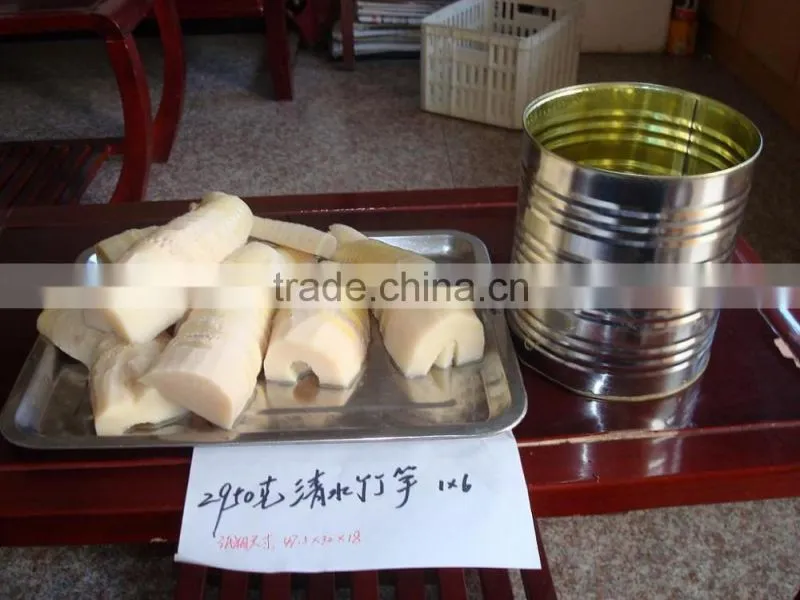 Good quality canned bamboo shoots halves in water