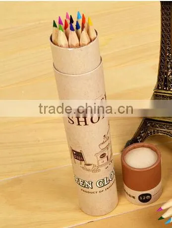 OEM hot sale natural color pencil,natural wood colored pencils