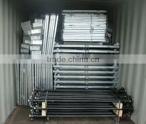 factory supply totally closed box trailer