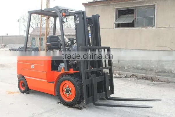 China 3 ton mini electric forklift CPD30C with CE for sale