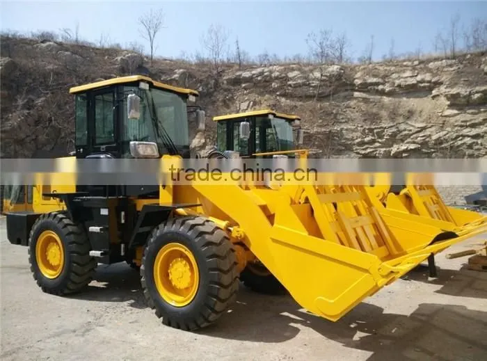 3 TON wheel loader price with 1.7 CBM bucket and 92 kW DEUTZ diesel engine