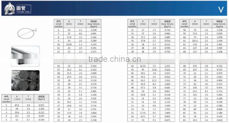 aluminum square tubular aluminum extrusion profile